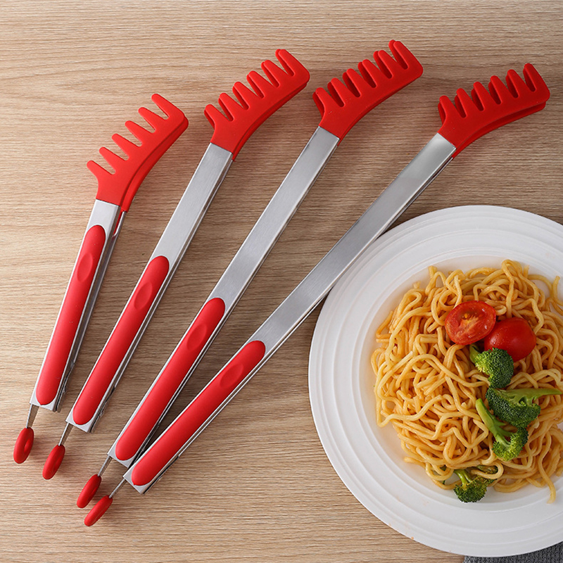 Bread Baking Kitchen Utensils - Stainless Steel Silicone Food Clip, Heat