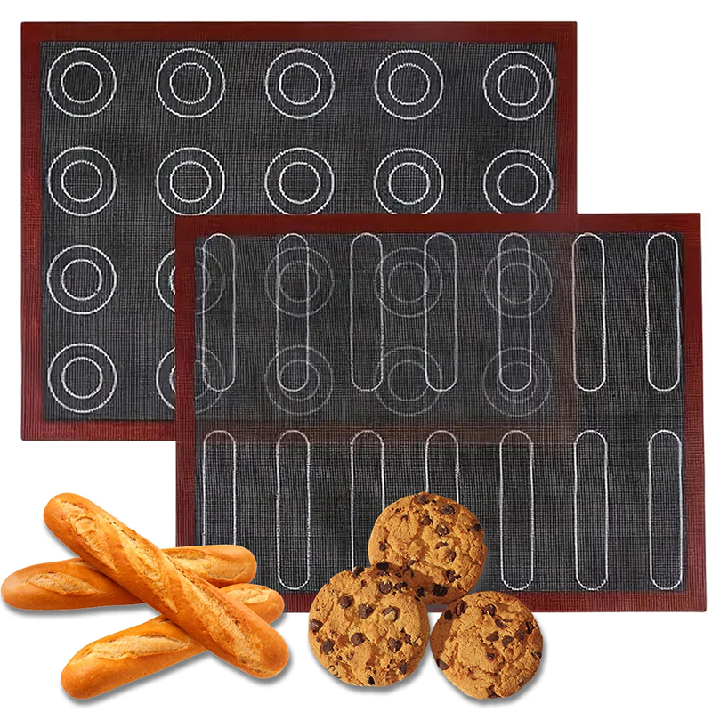Super Kitchen Baking Mat - Perforated Silicone Baking Mat Double-sided Non-stick