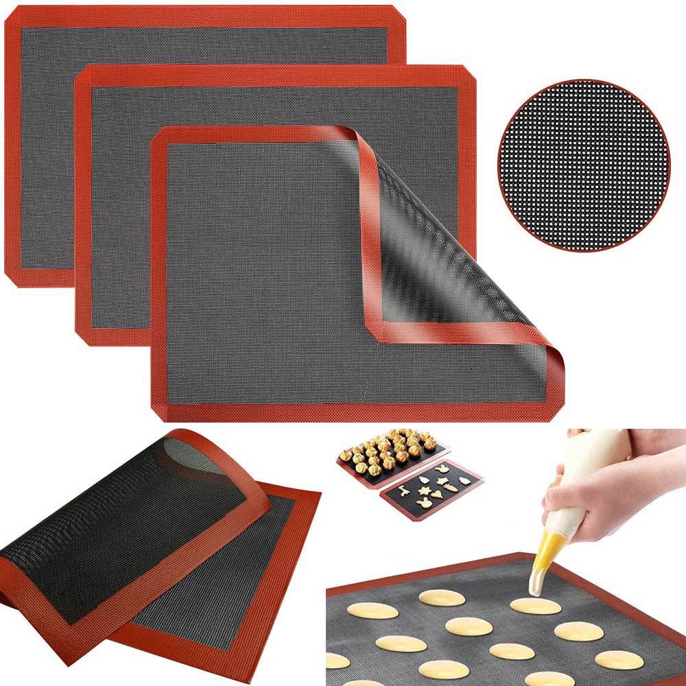 Super Kitchen Baking Mat - 1PC Reusable Silicone Baking Mats Non-Stick