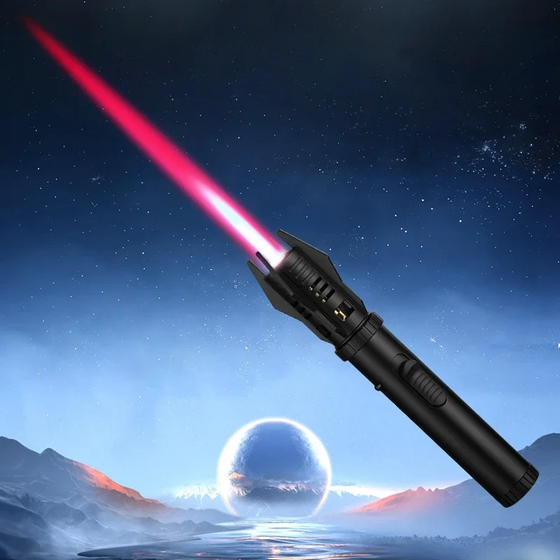 Kitchen Baking Torch - Metal Windproof Red Jet Flame Gas