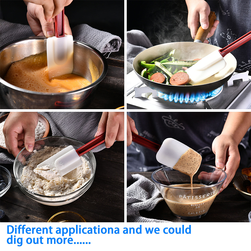 1/2Pcs Silicone Butter Scraper - Kitchen Baking Torch บทวิจารณ์และราคา