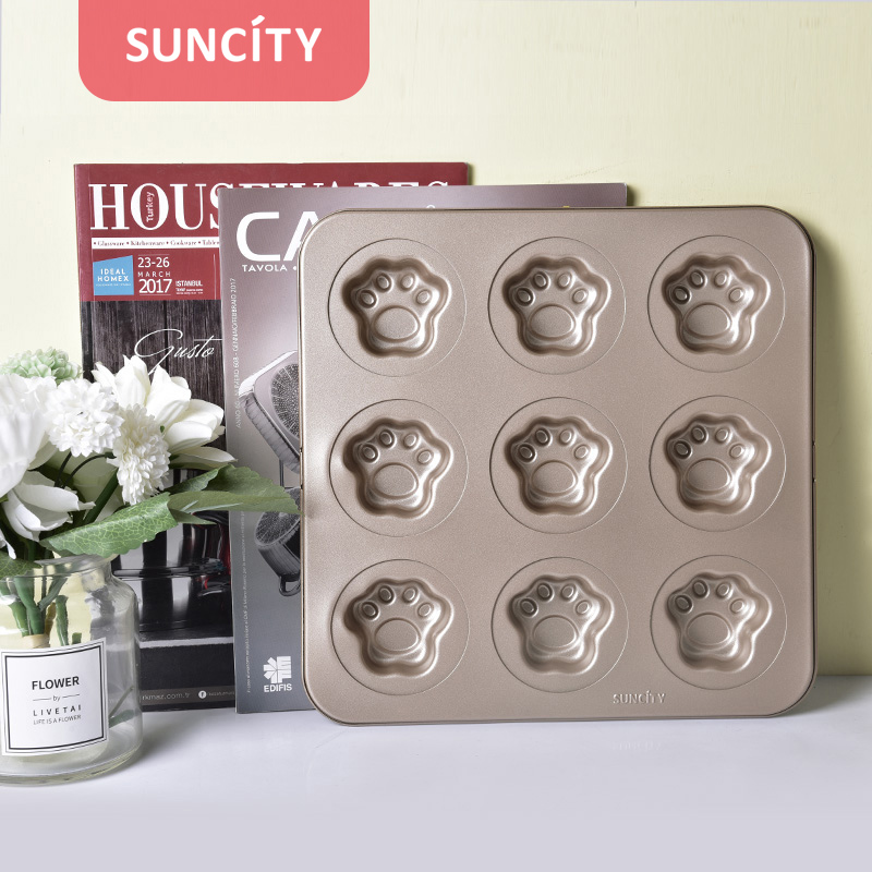 Non-Sti Baking Tray  Paw Cake  - Bread Baking Kitchen Utensils บทวิจารณ์และราคา