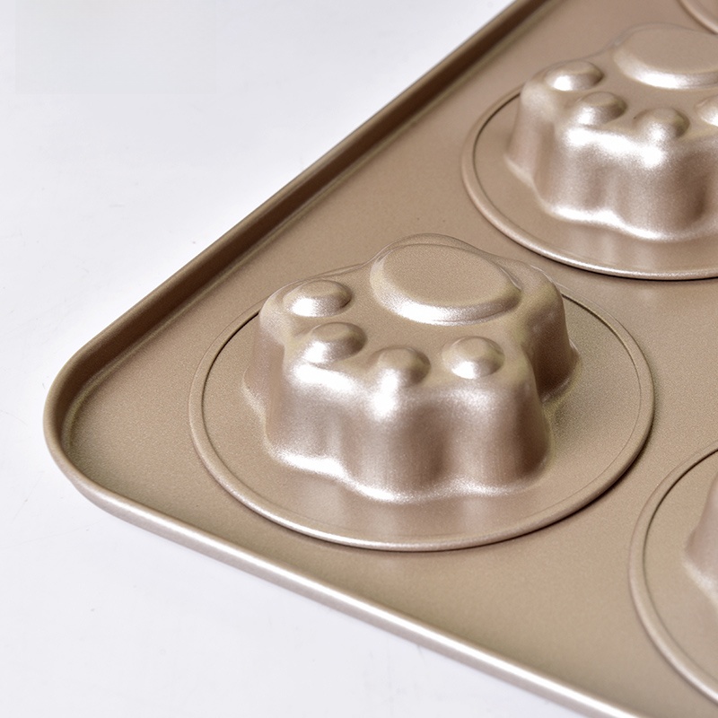 Non-Sti Baking Tray  Paw Cake  - Bread Baking Kitchen Utensils บทวิจารณ์และราคา