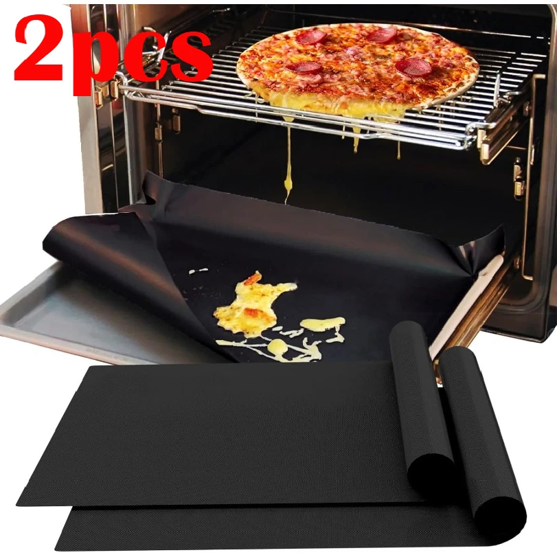 2pcs Large Non Stick Oven Line - Super Kitchen Baking Mat บทวิจารณ์และราคา