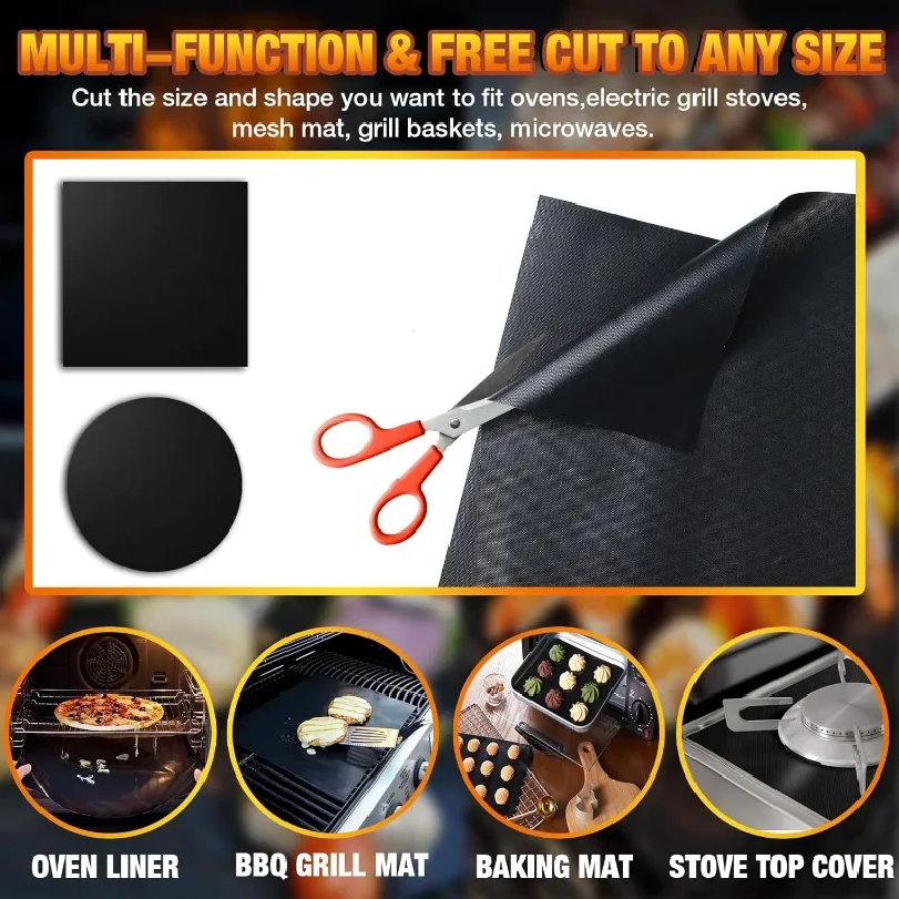2pcs Large Non Stick Oven Line - Super Kitchen Baking Mat บทวิจารณ์และราคา