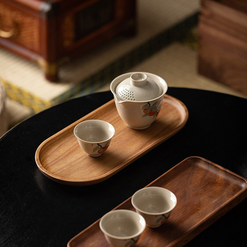 1pc Tableware Solid Wood Round - Cake Board Round บทวิจารณ์และราคา