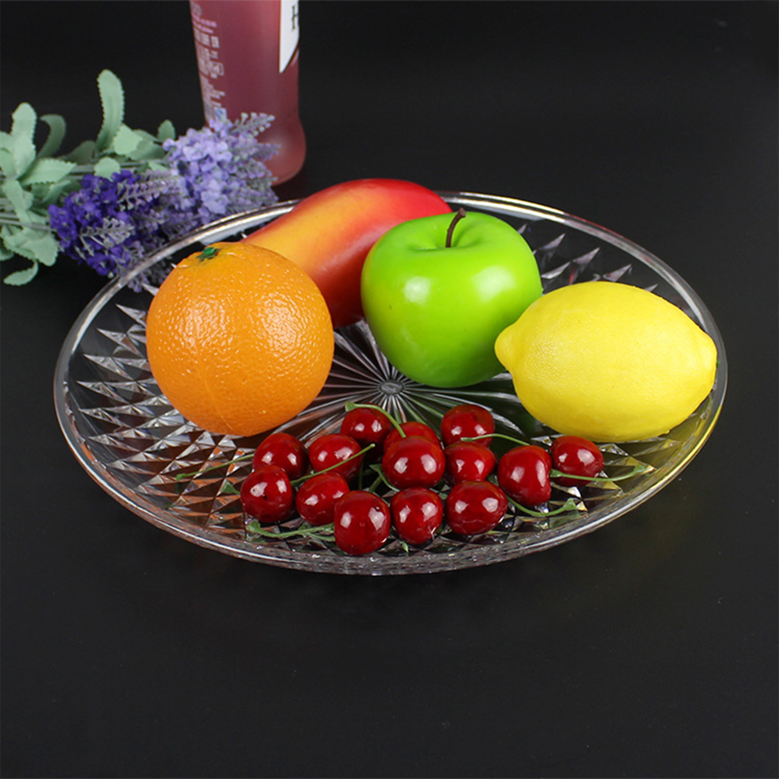 15/20/25cm Acrylic Fruit Plate - Cake Board Round บทวิจารณ์และราคา