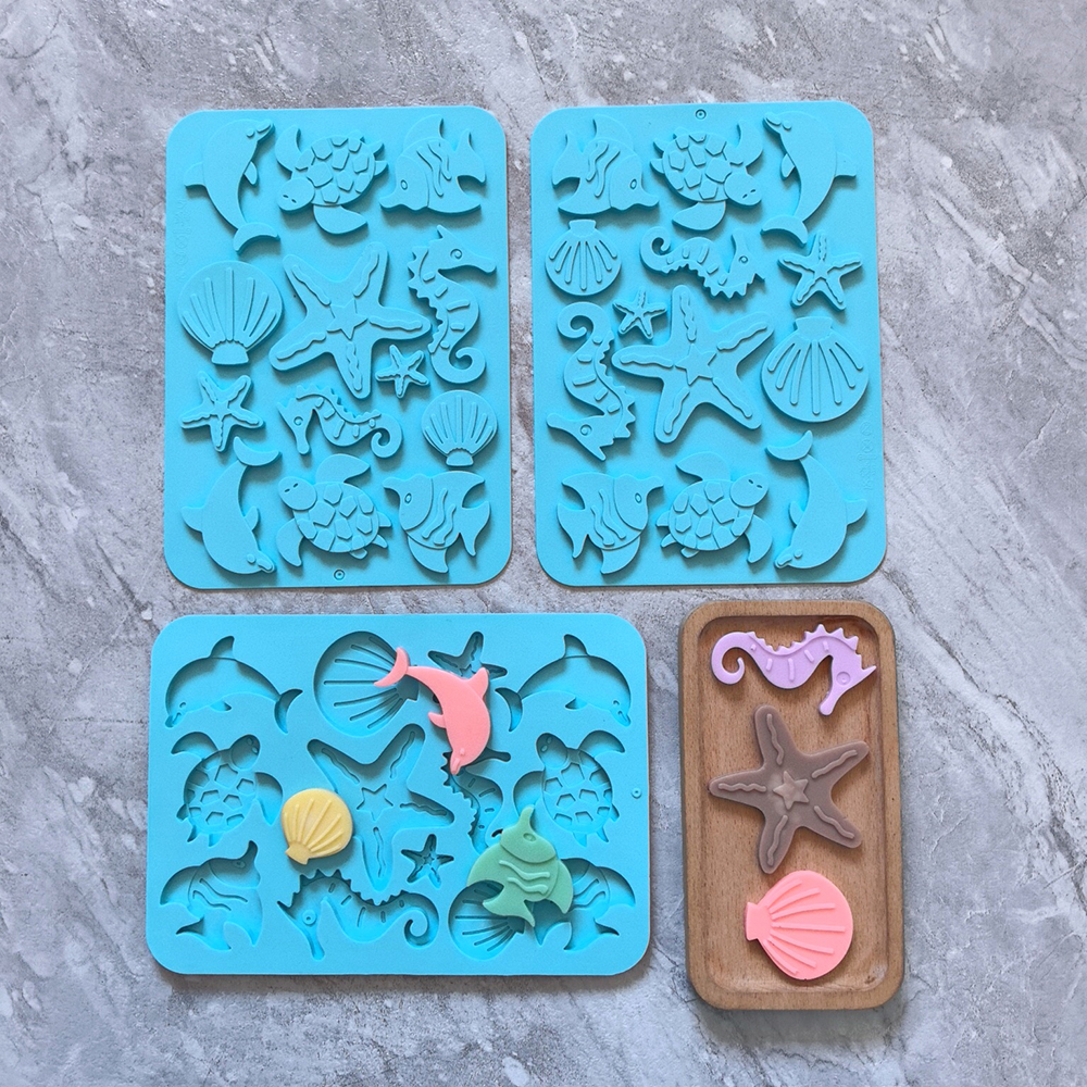 1pc Marine creature shaped cho - Silicone Cake Mold บทวิจารณ์และราคา
