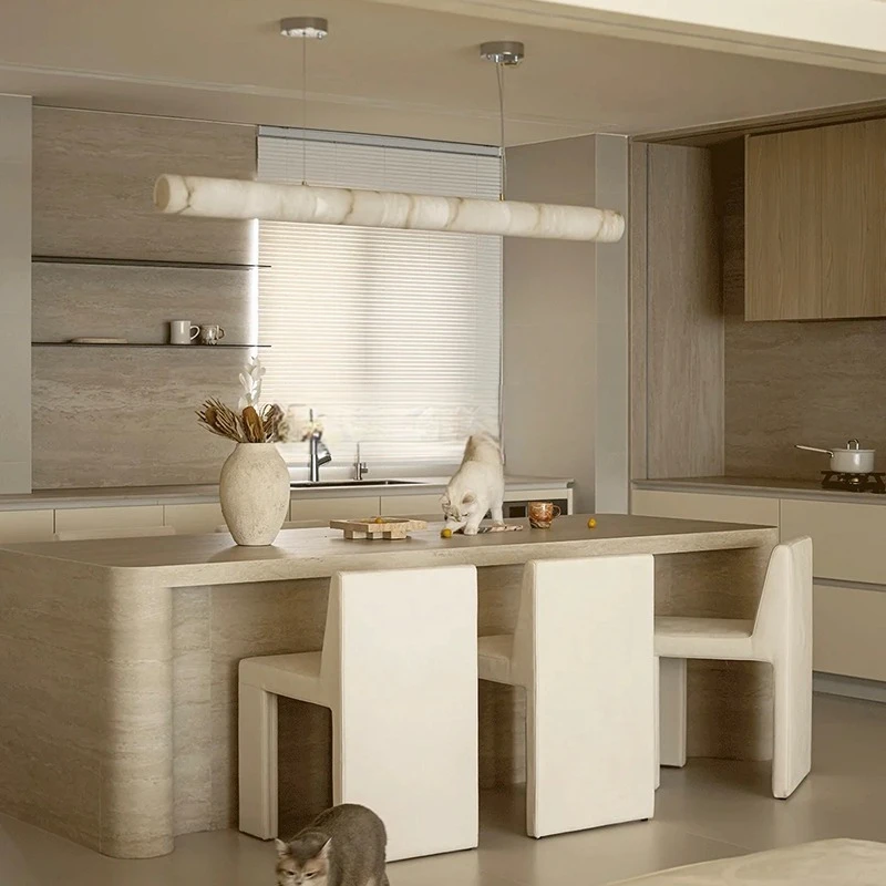 Minimalist Luxury Marble Hangi - Kitchen Island Baking Table บทวิจารณ์และราคา