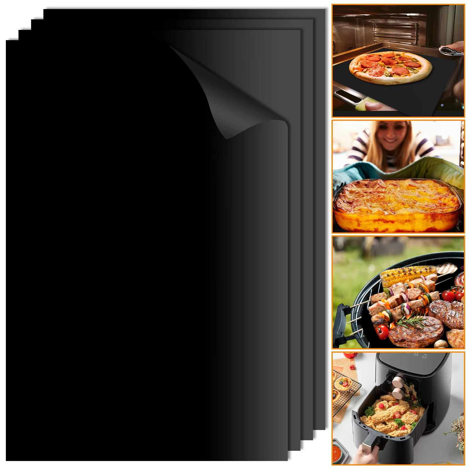 10Pcs Oven Liners Grill Mat 50 - Super Kitchen Baking Mat บทวิจารณ์และราคา