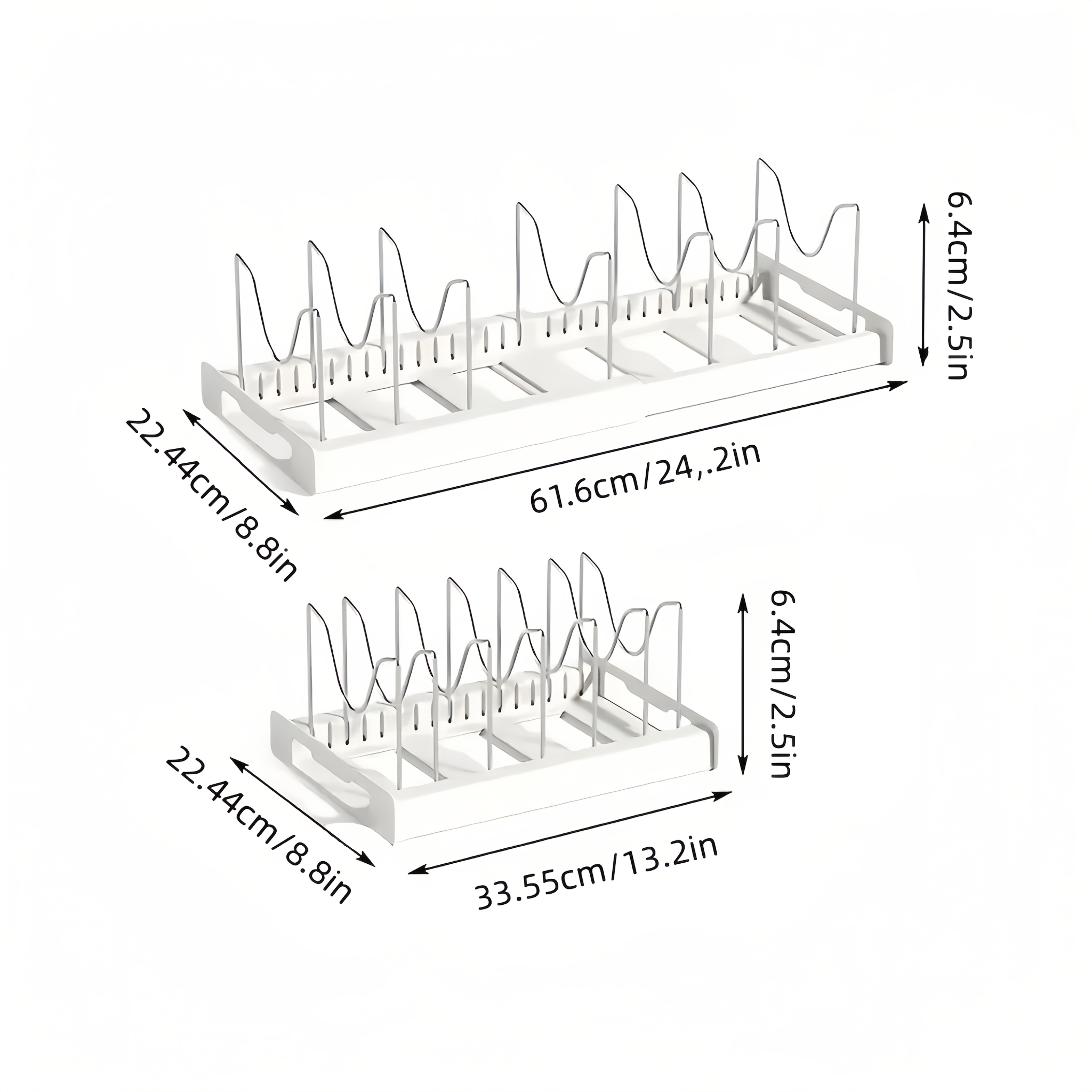 Cookware Organizer Rack, Expan - Kitchen Cabinet Baking Organizer บทวิจารณ์และราคา