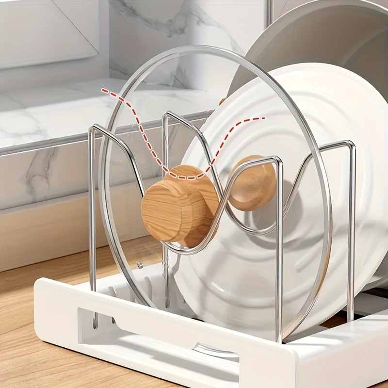 Cookware Organizer Rack, Expan - Kitchen Cabinet Baking Organizer บทวิจารณ์และราคา