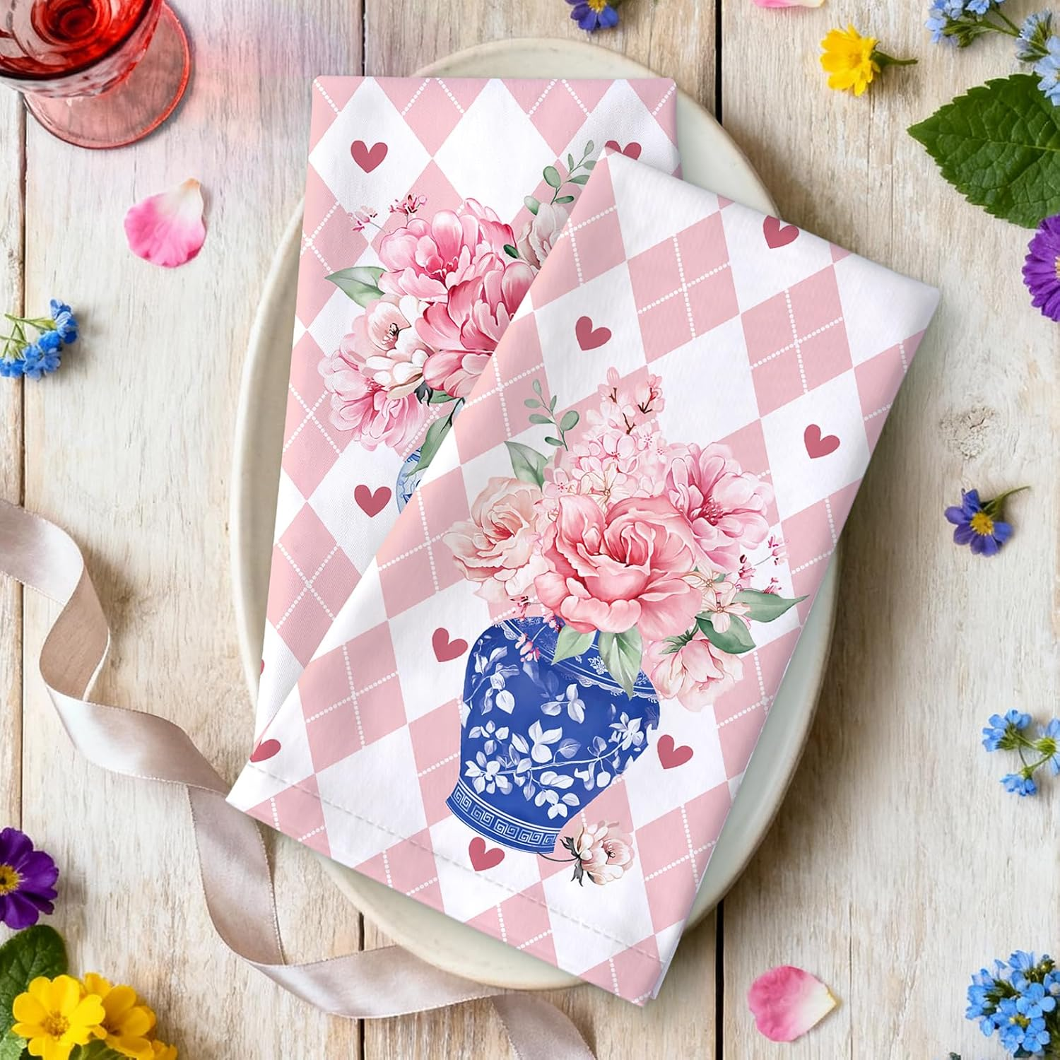 2Pcs, Pink and White Diamond-P - Kitchen Baking Necessities บทวิจารณ์และราคา