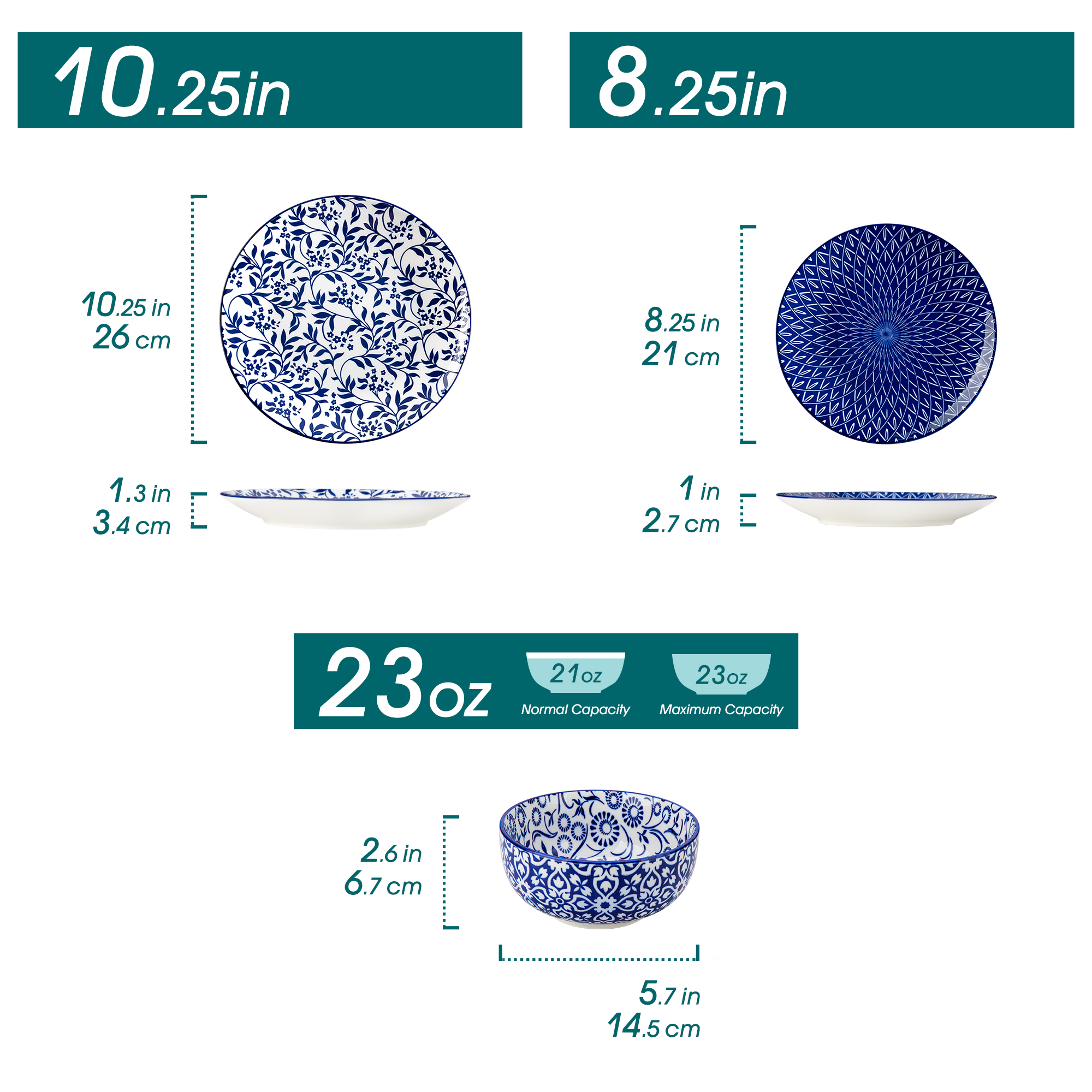 vancasso 12/24/36 Piece Chines - Cake Board Round บทวิจารณ์และราคา