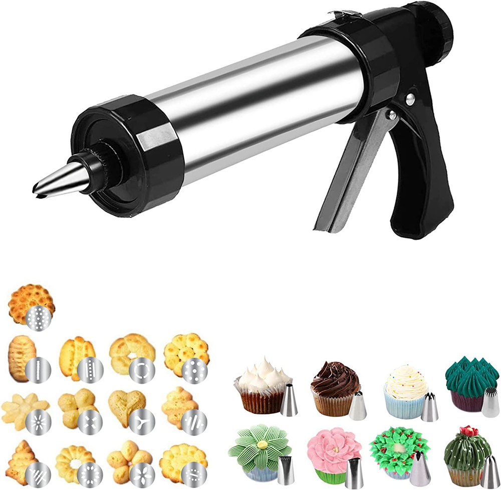 LMETJMA Cookie Press Kit Biscu - Piping Bag Disposable บทวิจารณ์และราคา
