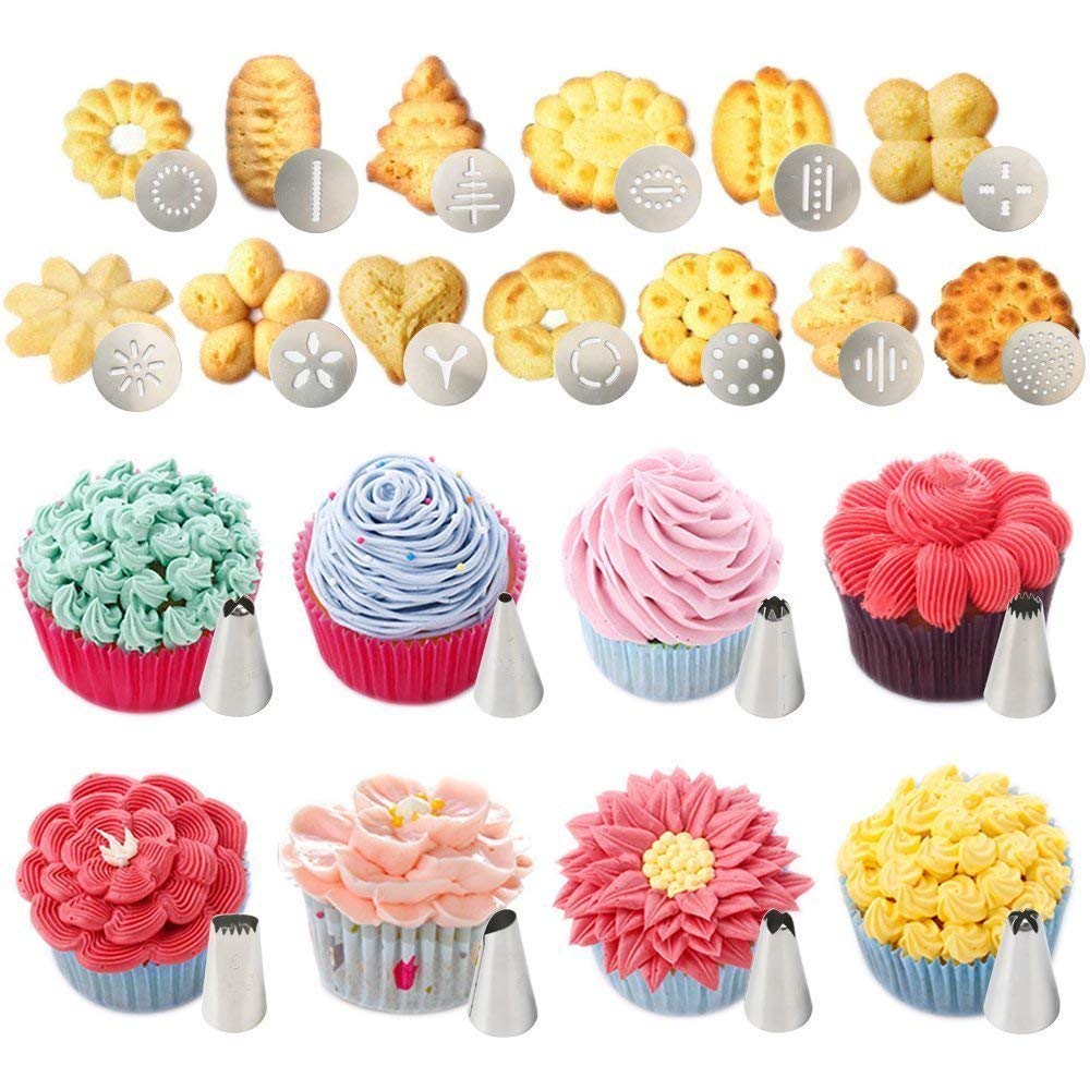 LMETJMA Cookie Press Kit Biscu - Piping Bag Disposable บทวิจารณ์และราคา
