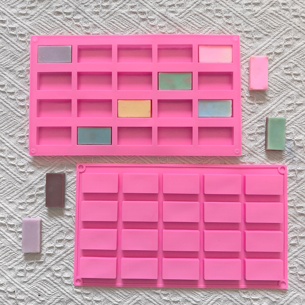 1pc 20 cavity rectangular sili - Silicone Cake Mold บทวิจารณ์และราคา