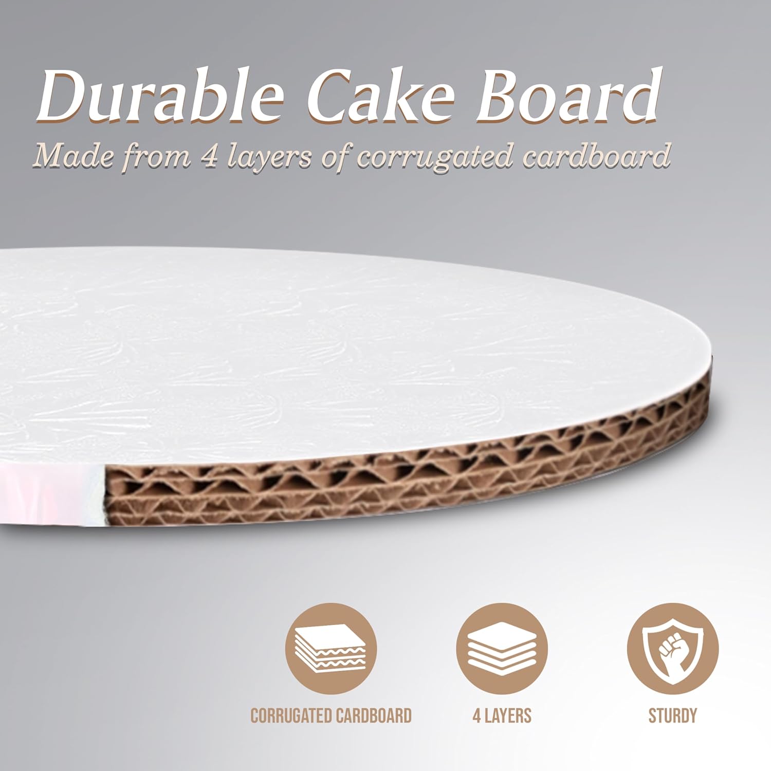 14 Inch Round Cake Boards, 1/2 - Cake Board Round บทวิจารณ์และราคา