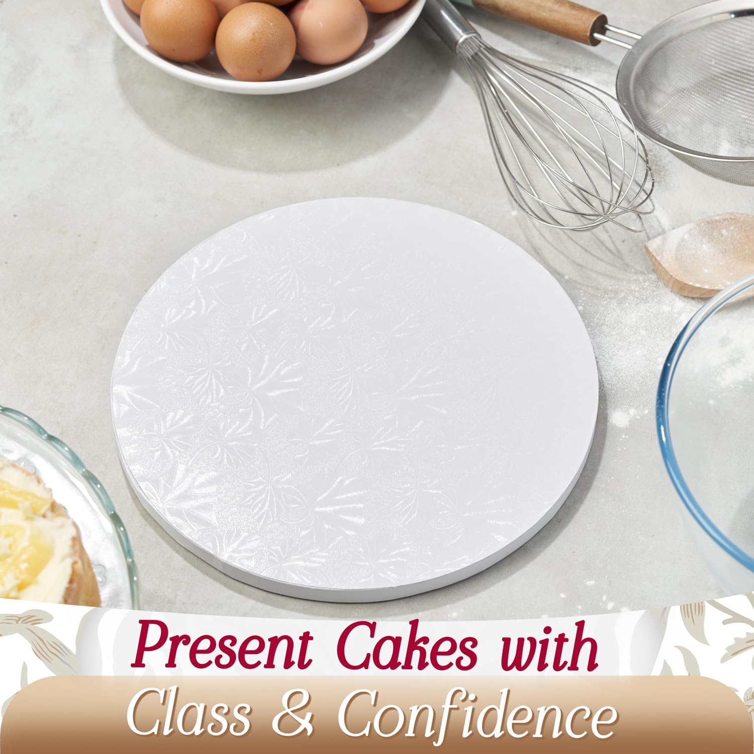 14 Inch Round Cake Boards, 1/2 - Cake Board Round บทวิจารณ์และราคา