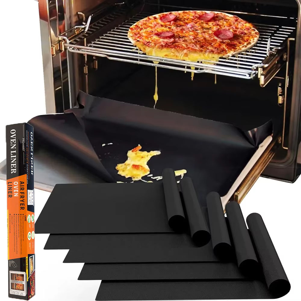 BBQ Mats Oven Bottom Liners Re - Super Kitchen Baking Mat บทวิจารณ์และราคา
