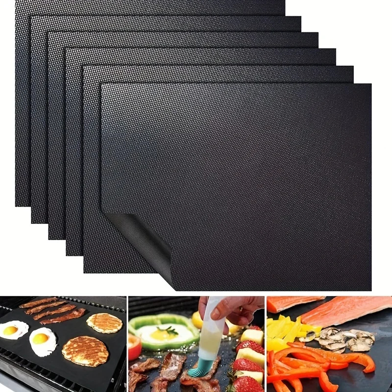 BBQ Mats Oven Bottom Liners Re - Super Kitchen Baking Mat บทวิจารณ์และราคา