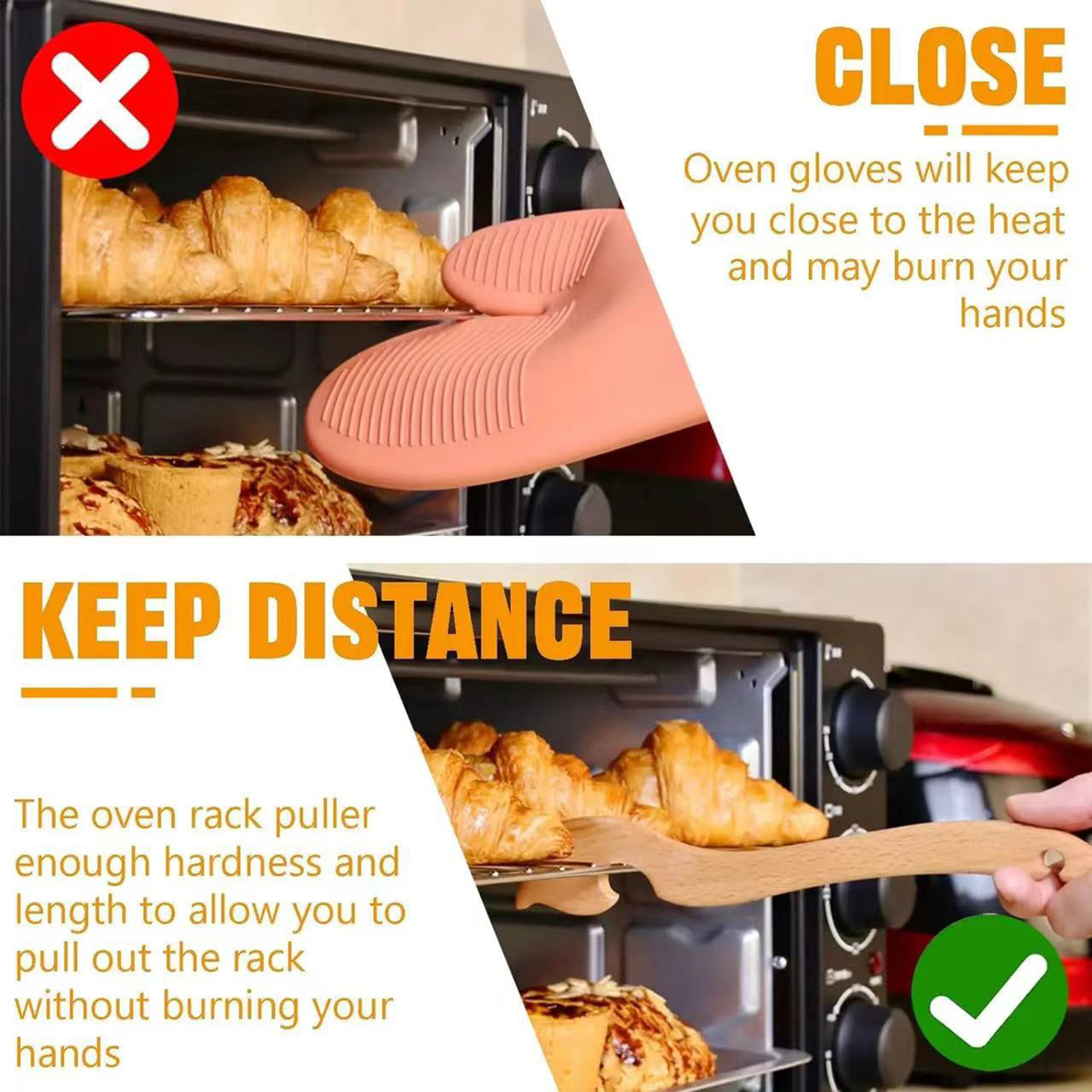 Premium Wooden Oven Rack Pulle - Kitchen Baking Rack บทวิจารณ์และราคา