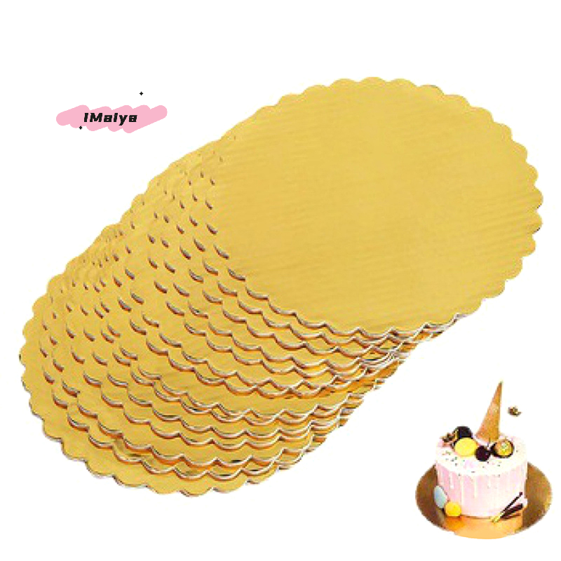 Golden round Cake Boards 4/5/6 - Cake Board Round บทวิจารณ์และราคา