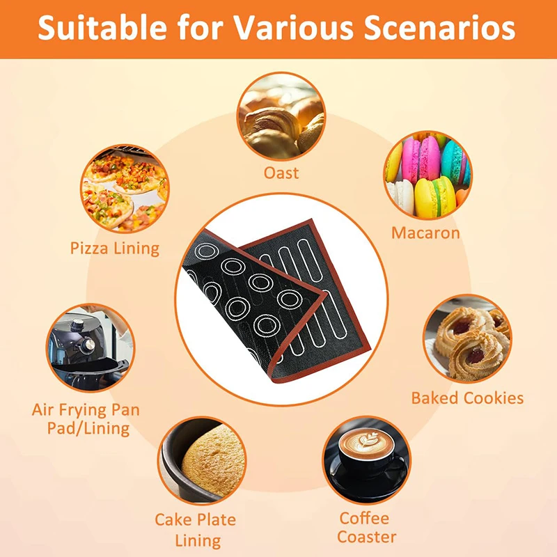 Perforated Silicone Baking Mat - Super Kitchen Baking Mat บทวิจารณ์และราคา