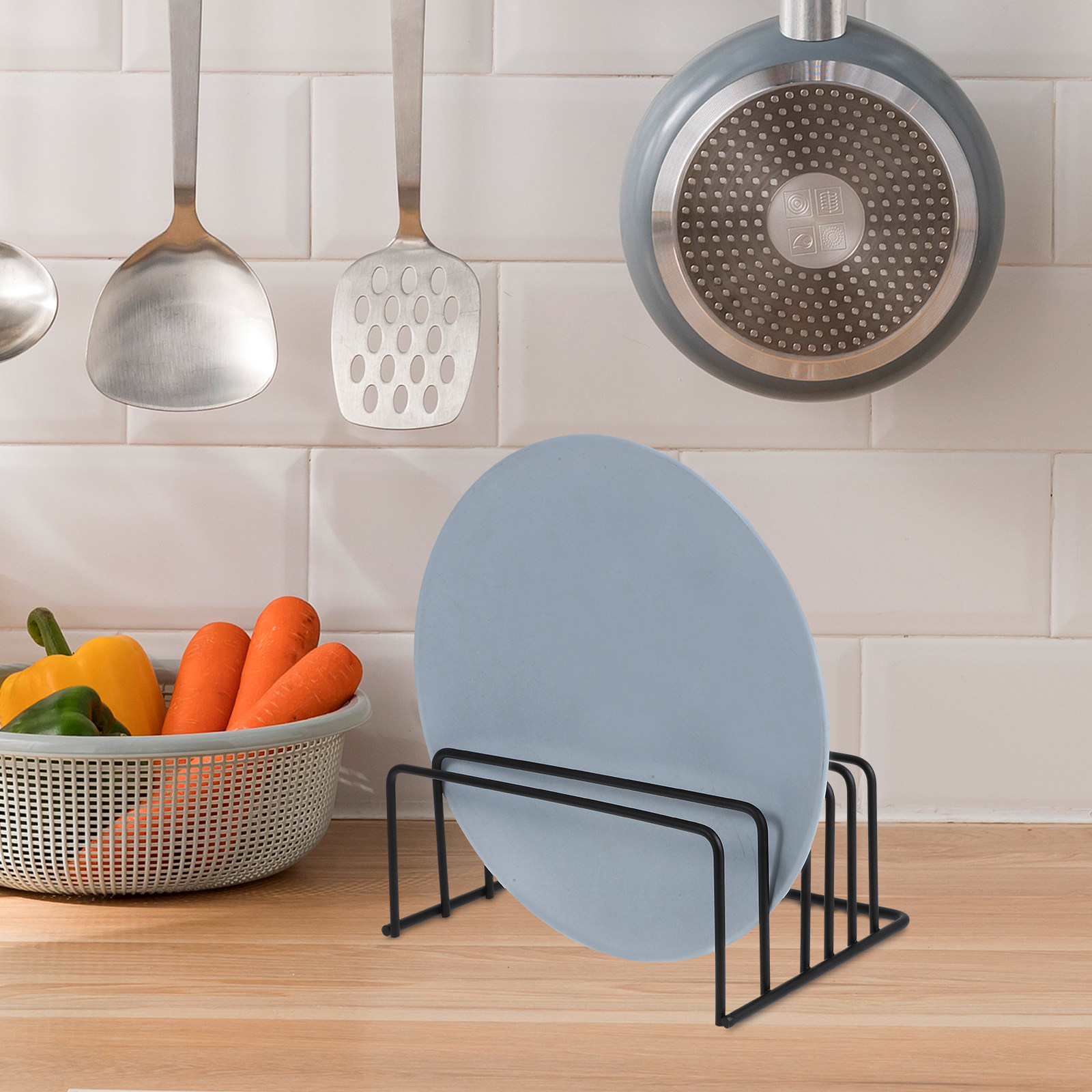 2Pcs Metal Kitchen Lid and Cut - Kitchen Cabinet Baking Organizer บทวิจารณ์และราคา