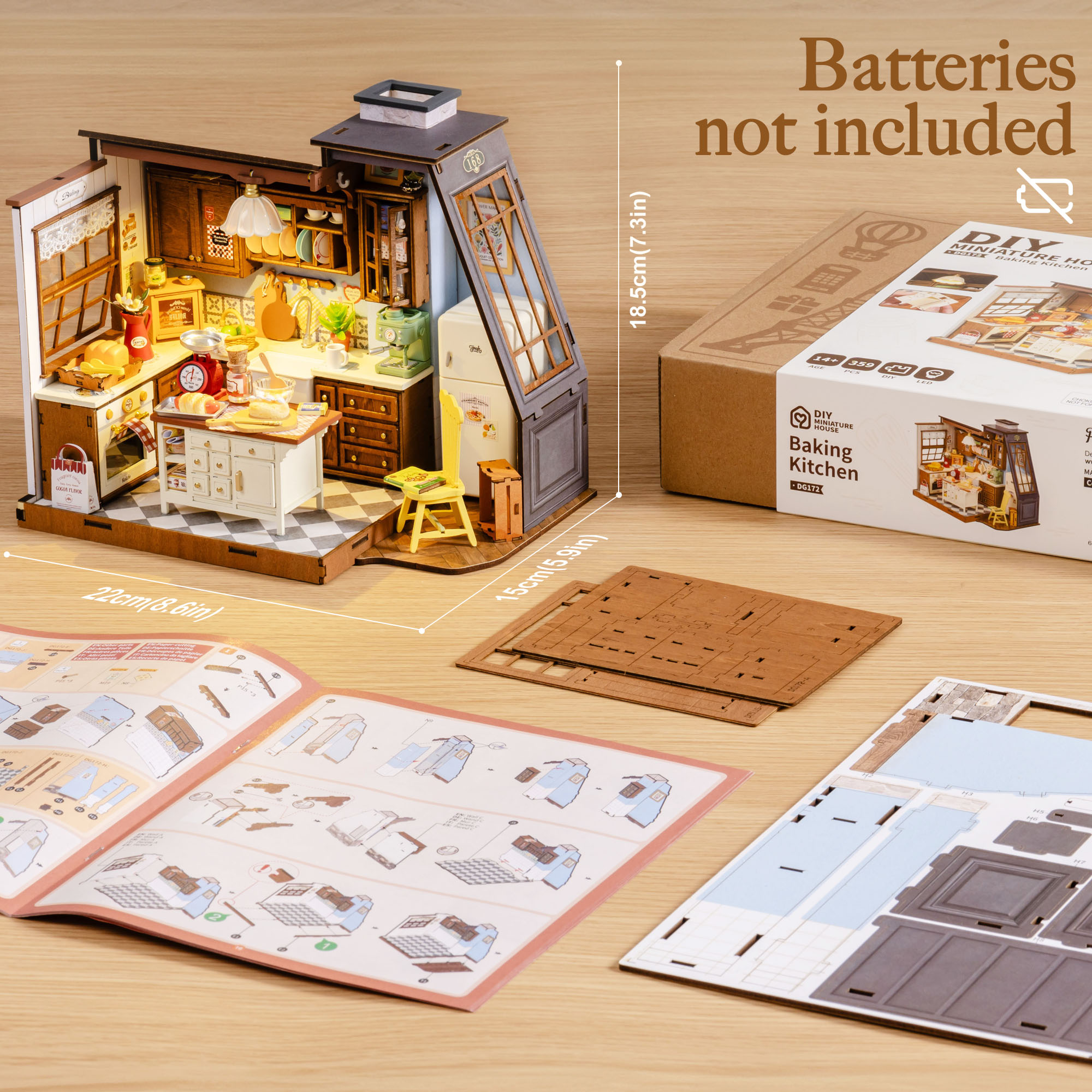 Rolife DIY Miniature House Kit - Homely Baking Kitchen Rolife บทวิจารณ์และราคา