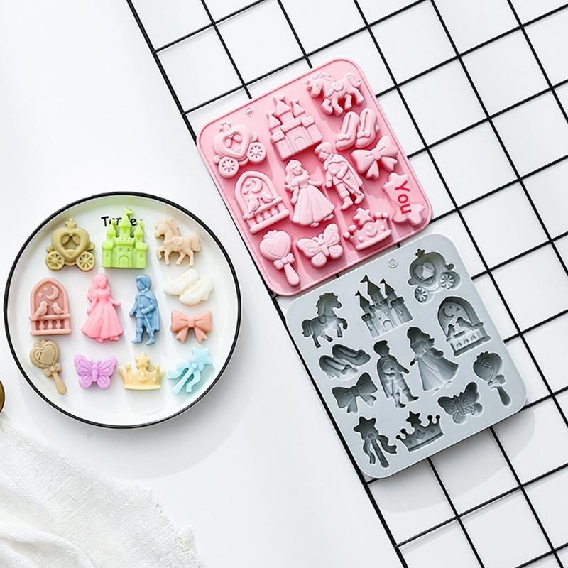 New 12 Cavity Prince, Princess - Silicone Cake Mold บทวิจารณ์และราคา