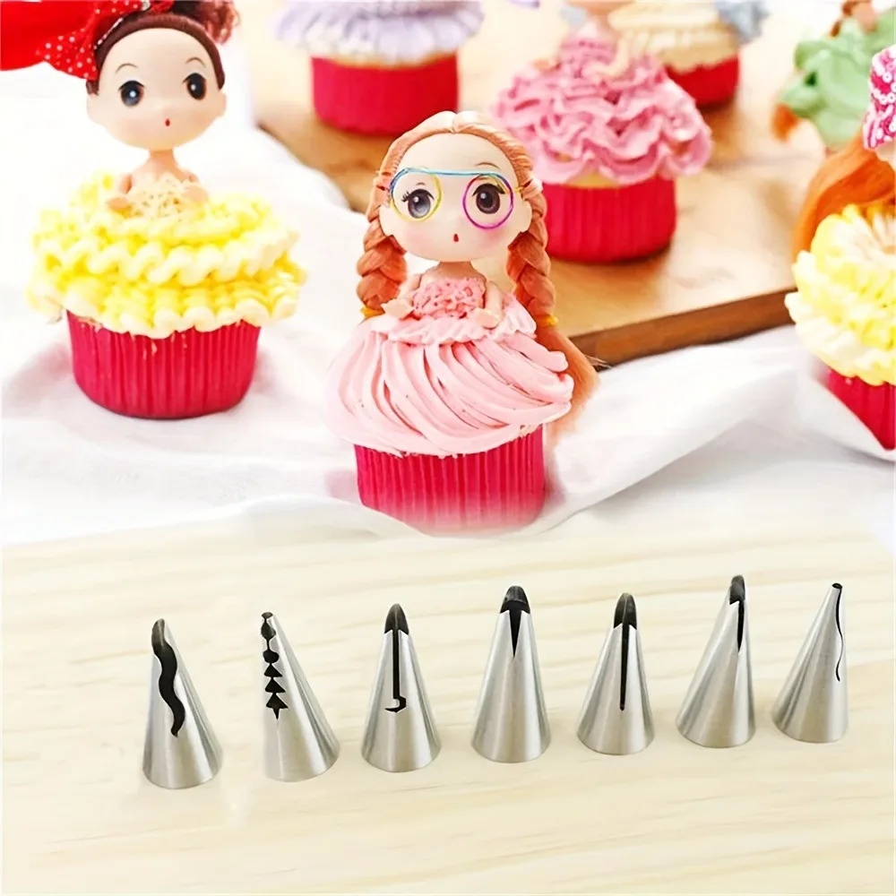 8/10Pcs Russian Piping Tips Se - Piping Bag Disposable บทวิจารณ์และราคา