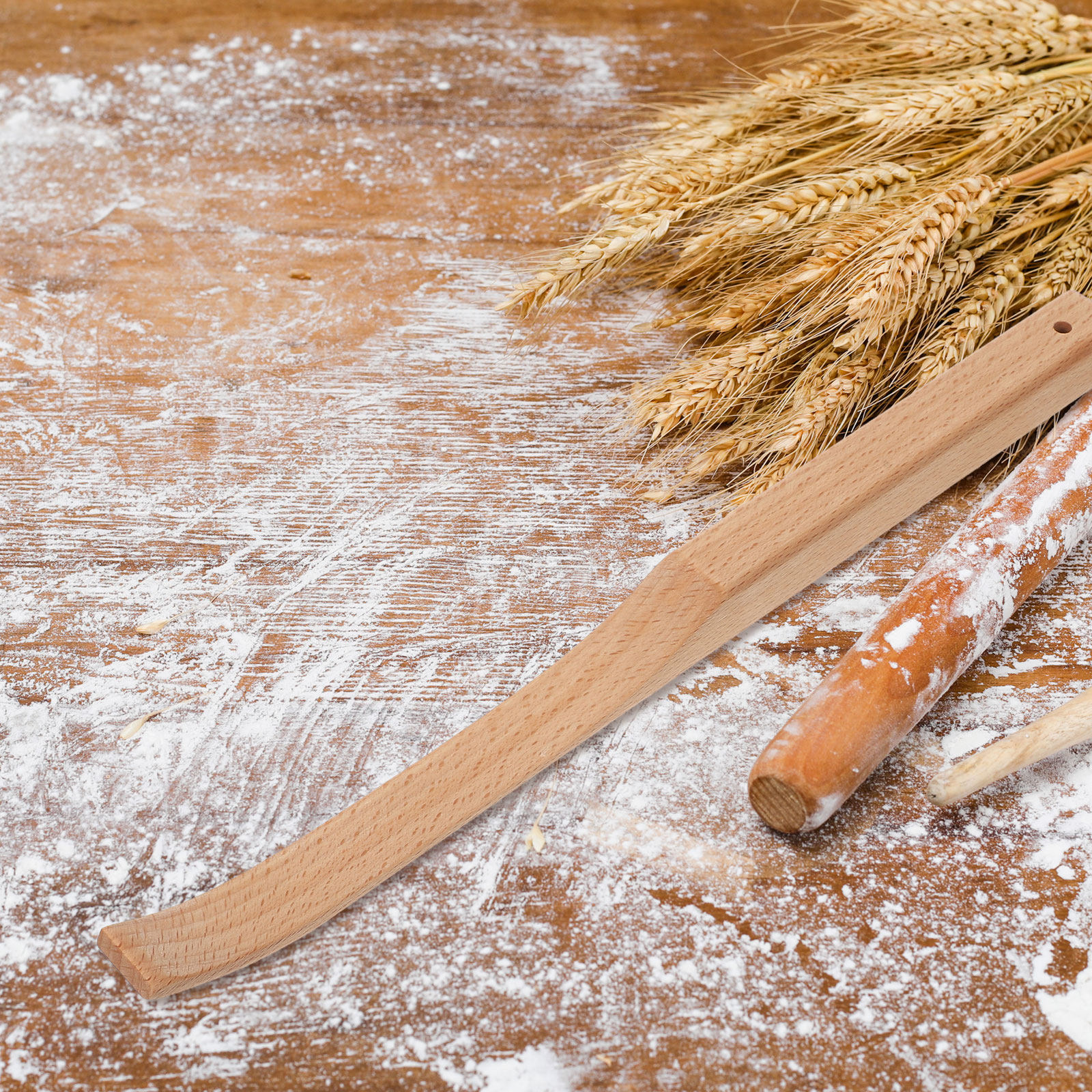 Wooden Dough Whisk Ergonomic D - Bread Baking Kitchen Utensils บทวิจารณ์และราคา