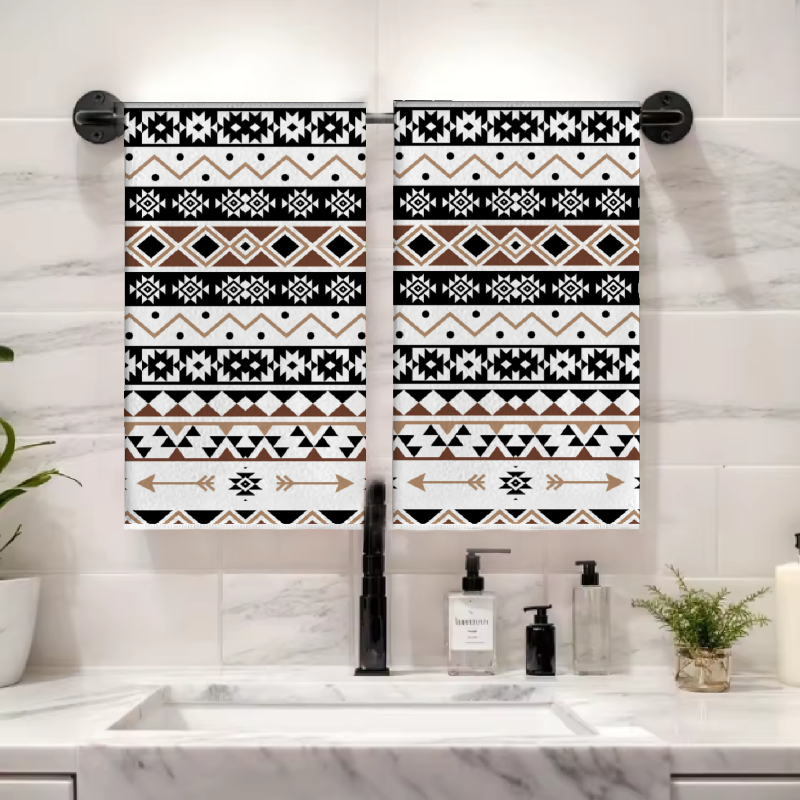2Pcs, Black and White Geometri - Kitchen Baking Necessities บทวิจารณ์และราคา
