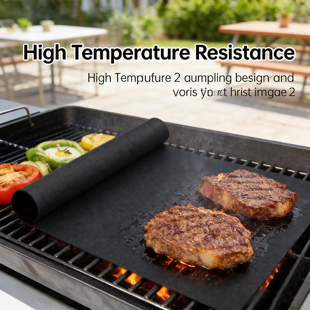 BBQ Mats Oven Bottom Liners Re - Super Kitchen Baking Mat บทวิจารณ์และราคา