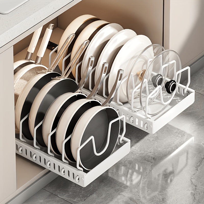 1/2pcs Kitchen Storage Rack, A - Kitchen Cabinet Baking Organizer บทวิจารณ์และราคา