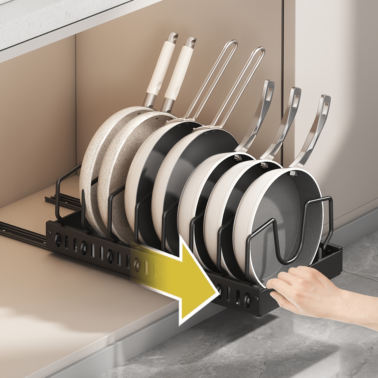 1/2pcs Kitchen Storage Rack, A - Kitchen Cabinet Baking Organizer บทวิจารณ์และราคา