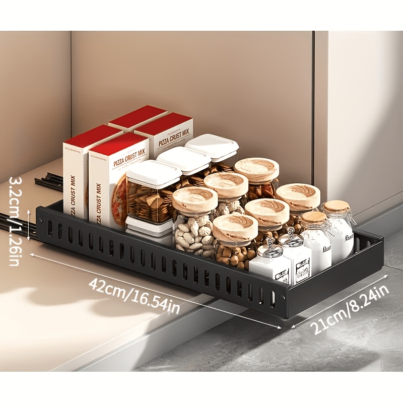 1/2pcs Kitchen Storage Rack, A - Kitchen Cabinet Baking Organizer บทวิจารณ์และราคา