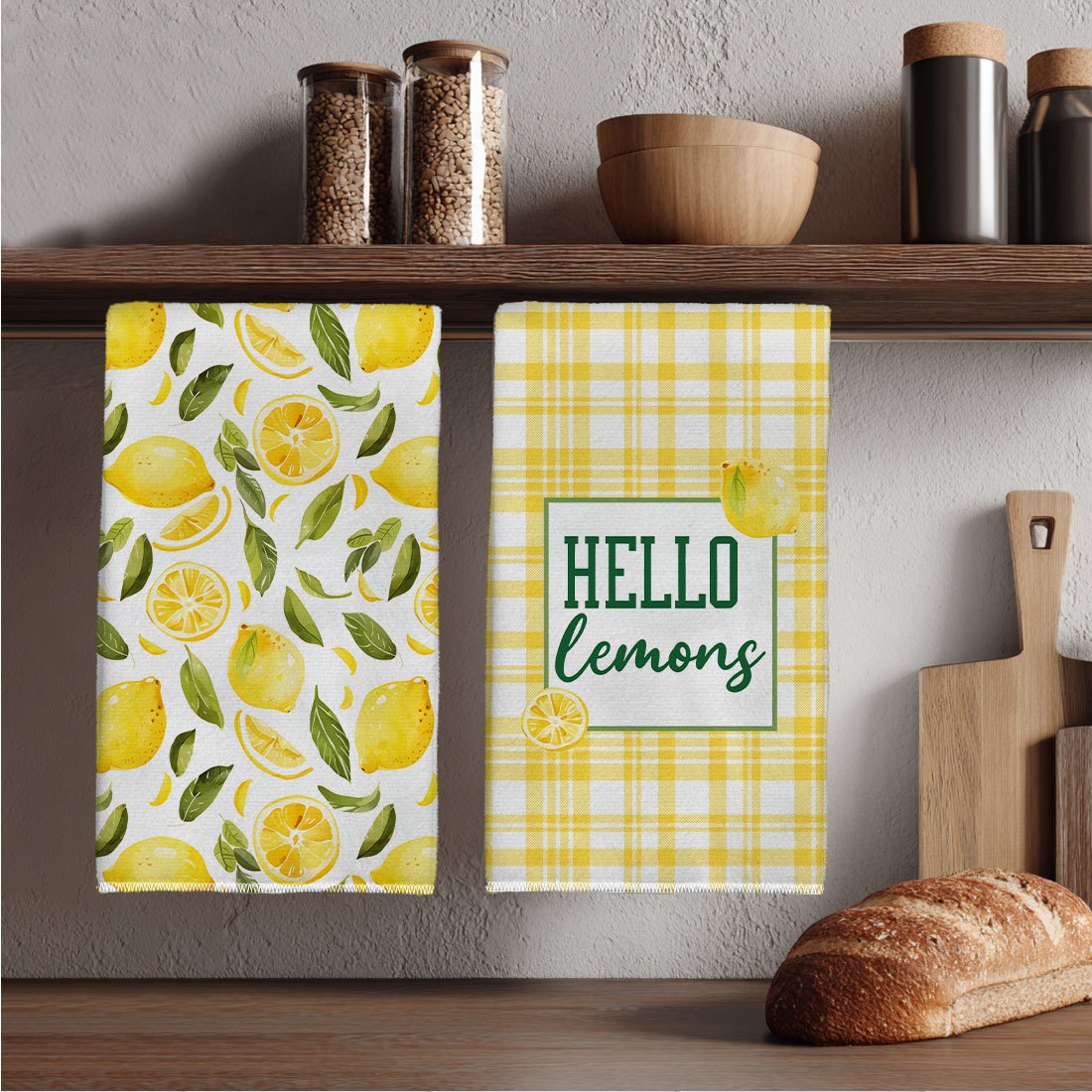 2Pcs, Yellow and White Checker - Kitchen Baking Necessities บทวิจารณ์และราคา
