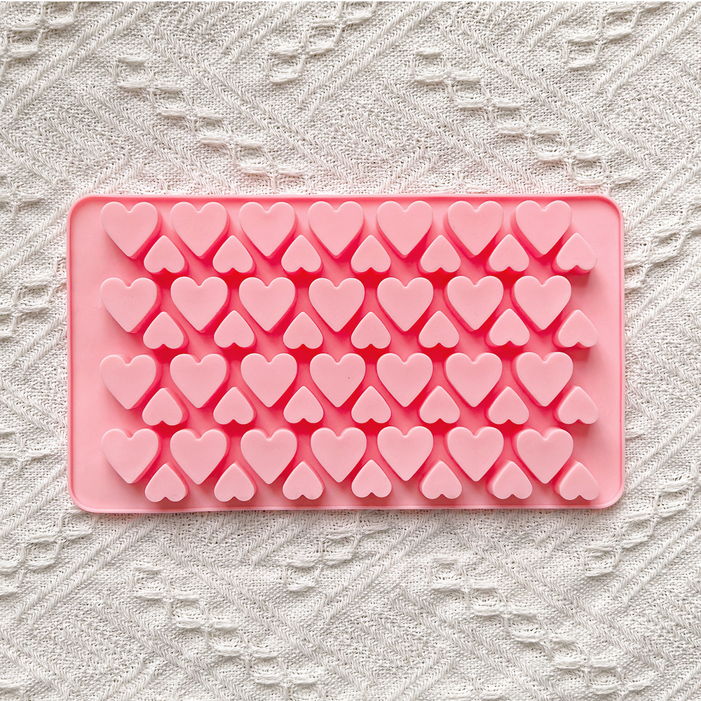 56 cavity size heart-shaped ch - Silicone Cake Mold บทวิจารณ์และราคา