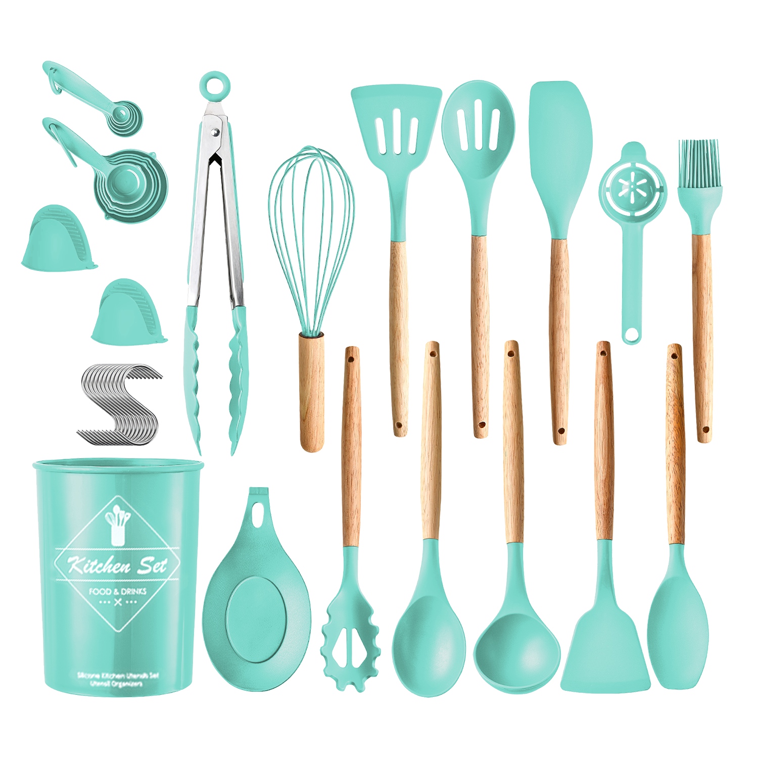 35Pcs Kitchen Cooking Utensils - Kitchen Baking Necessities บทวิจารณ์และราคา