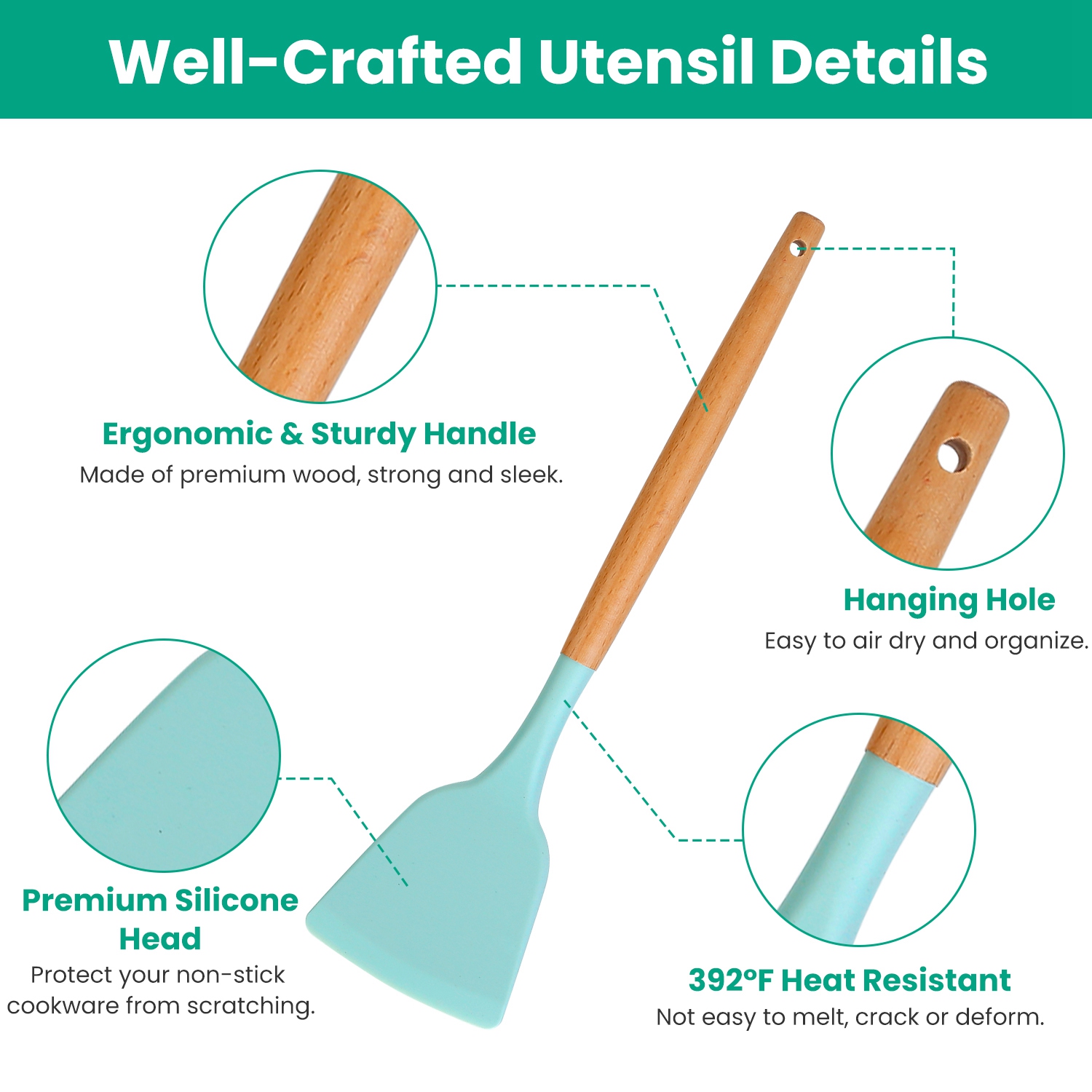 35Pcs Kitchen Cooking Utensils - Kitchen Baking Necessities บทวิจารณ์และราคา