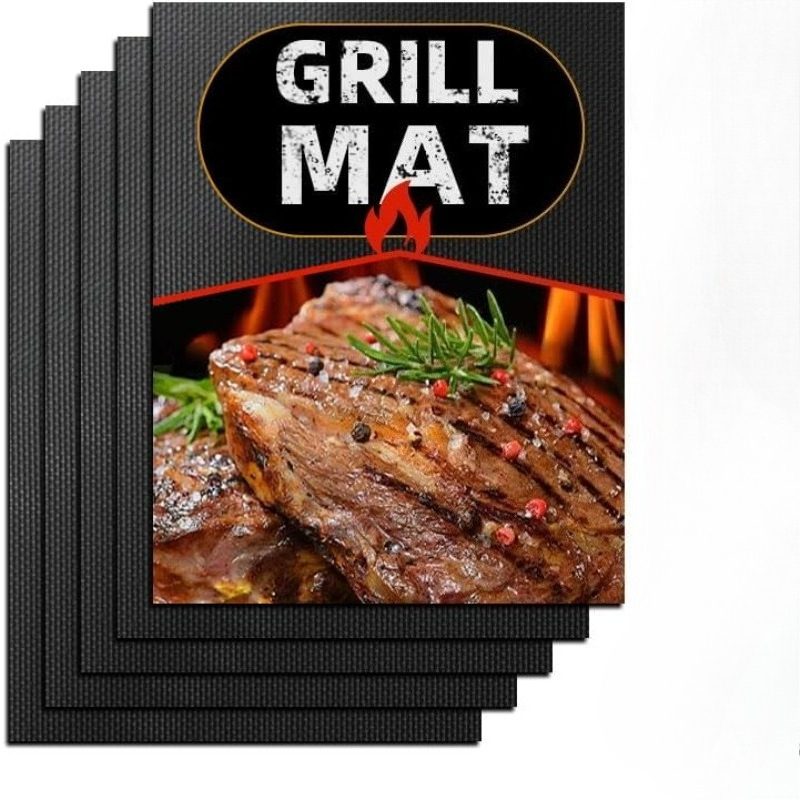 5 pcs Teflon Grilling Mat Non  - Super Kitchen Baking Mat บทวิจารณ์และราคา