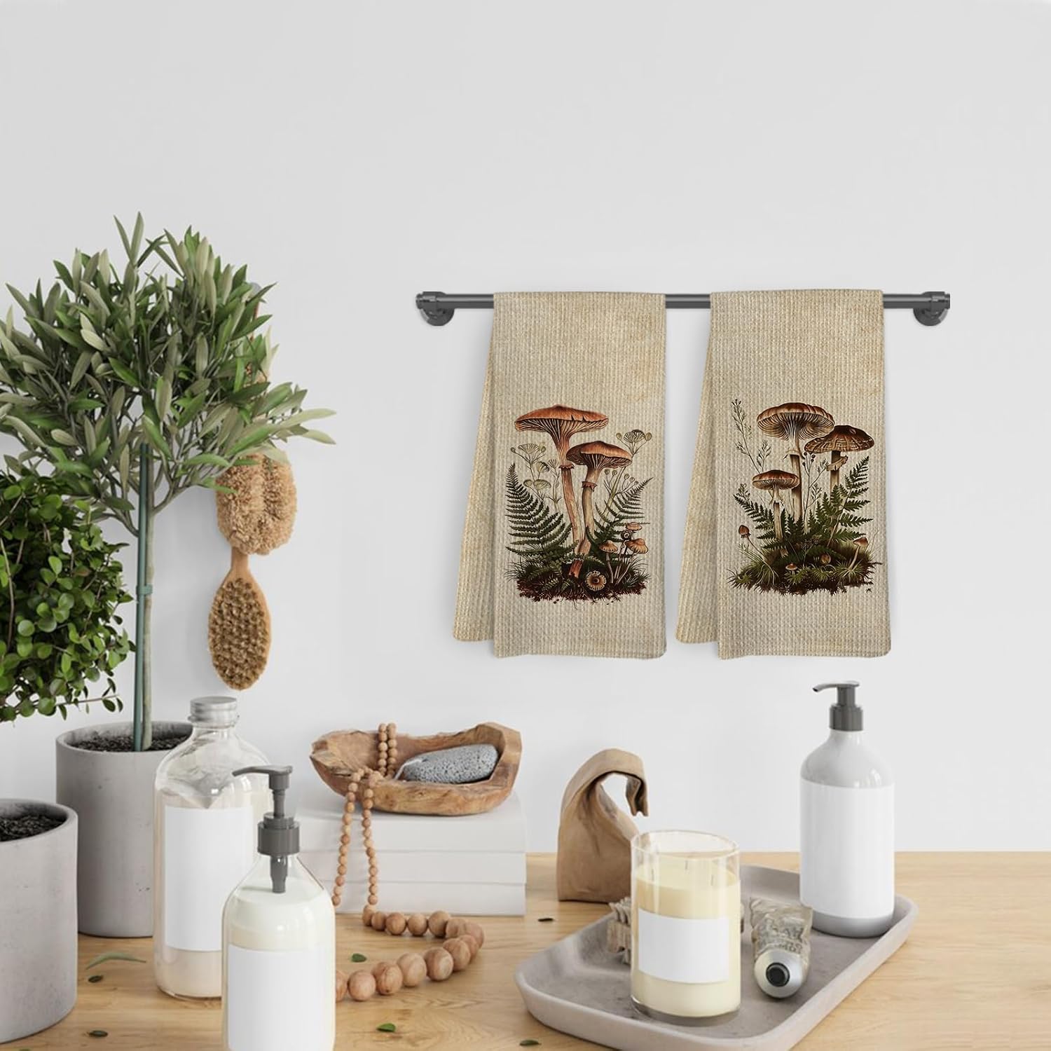 2Pcs, Vintage Mushroom Kitchen - Kitchen Baking Necessities บทวิจารณ์และราคา