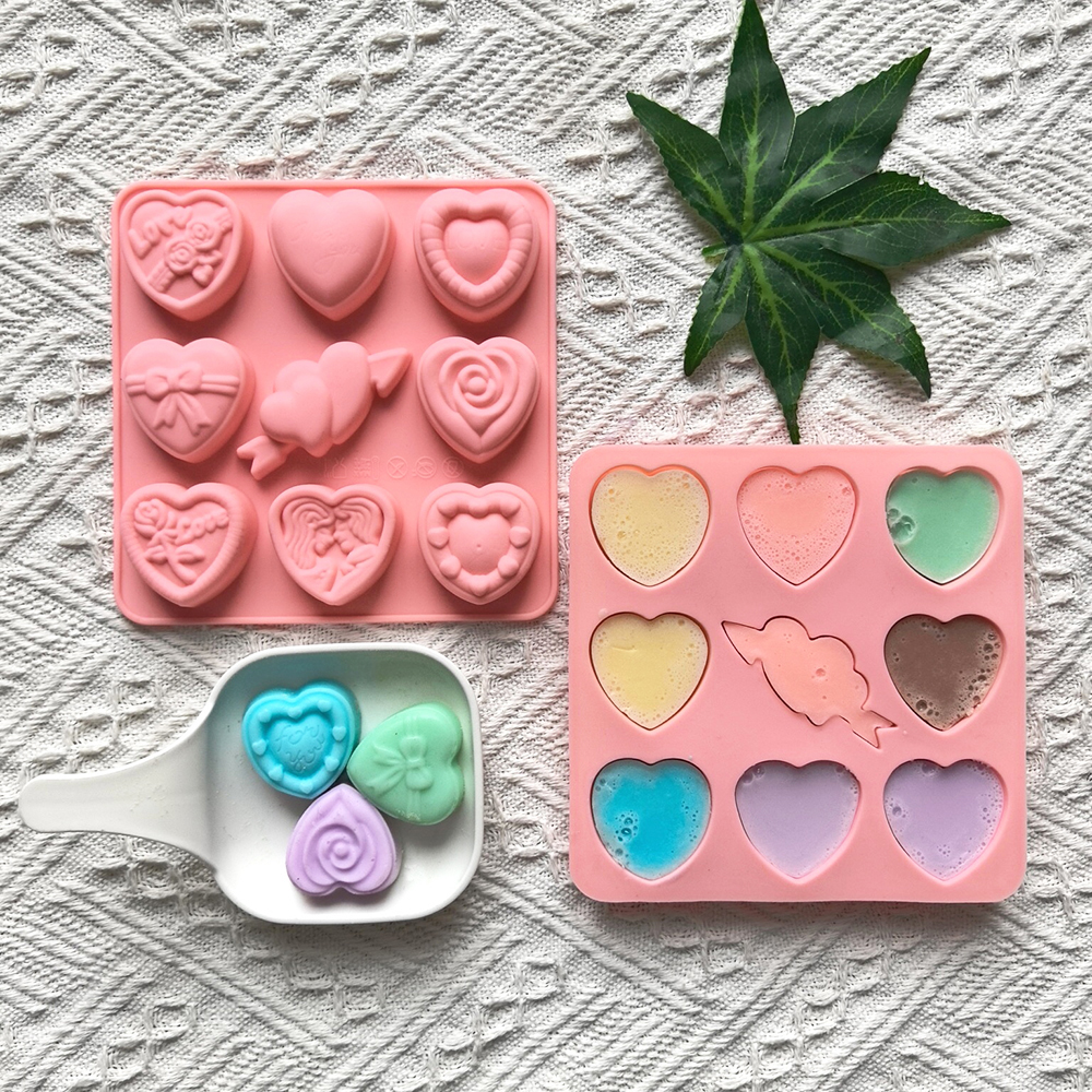 3pcs 9cavities9 different Vale - Silicone Cake Mold บทวิจารณ์และราคา