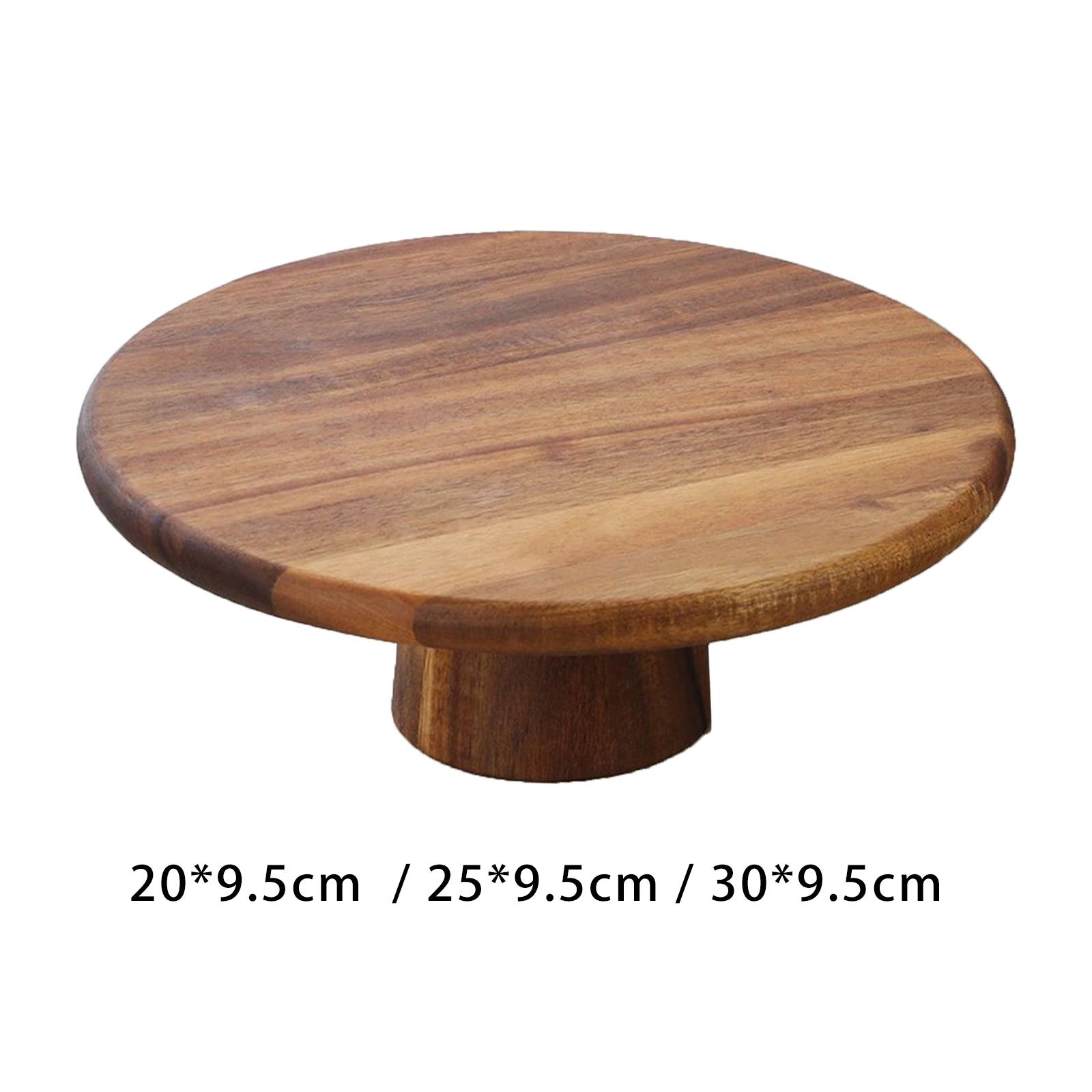 Wood Cake Stand Multiuse Chees - Cake Board Round บทวิจารณ์และราคา