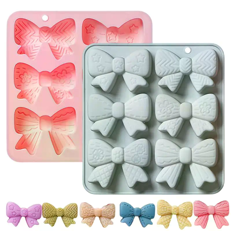 Bow Chocolate Silicone Mold, 6 - Silicone Cake Mold บทวิจารณ์และราคา