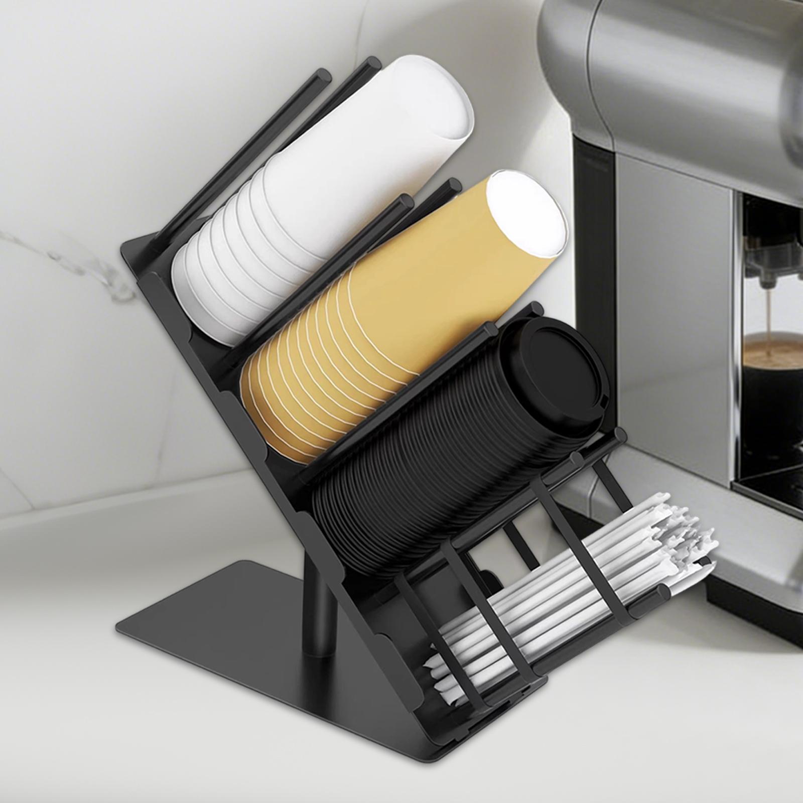 Paper Cup and Lid Holder Stora - Kitchen Cabinet Baking Organizer บทวิจารณ์และราคา