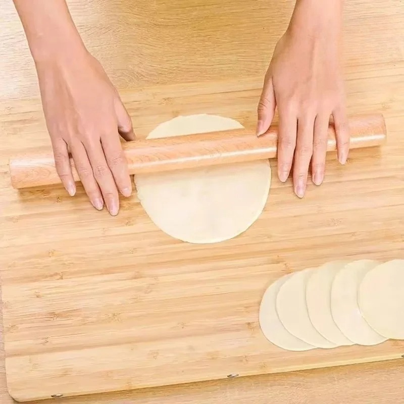 Solid Beech Wood Mini Rolling  - Kitchen Roller Baking บทวิจารณ์และราคา