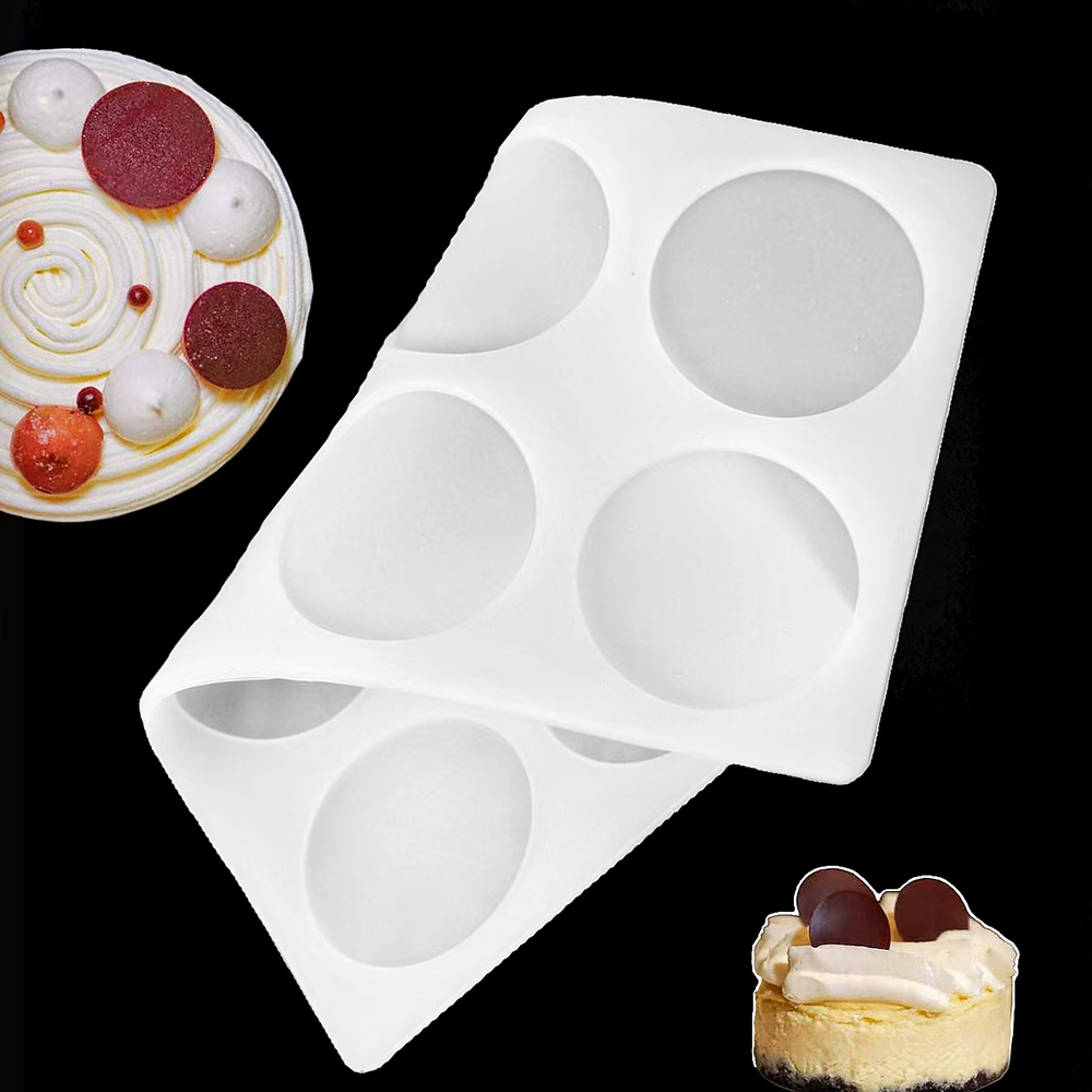 8-cavity cylindrical sugar fli - Silicone Cake Mold บทวิจารณ์และราคา